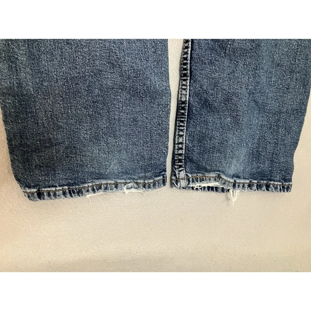 Levis 511 Jeans Mens 42 X 32 Blue Wash 5 Pocket Stretch